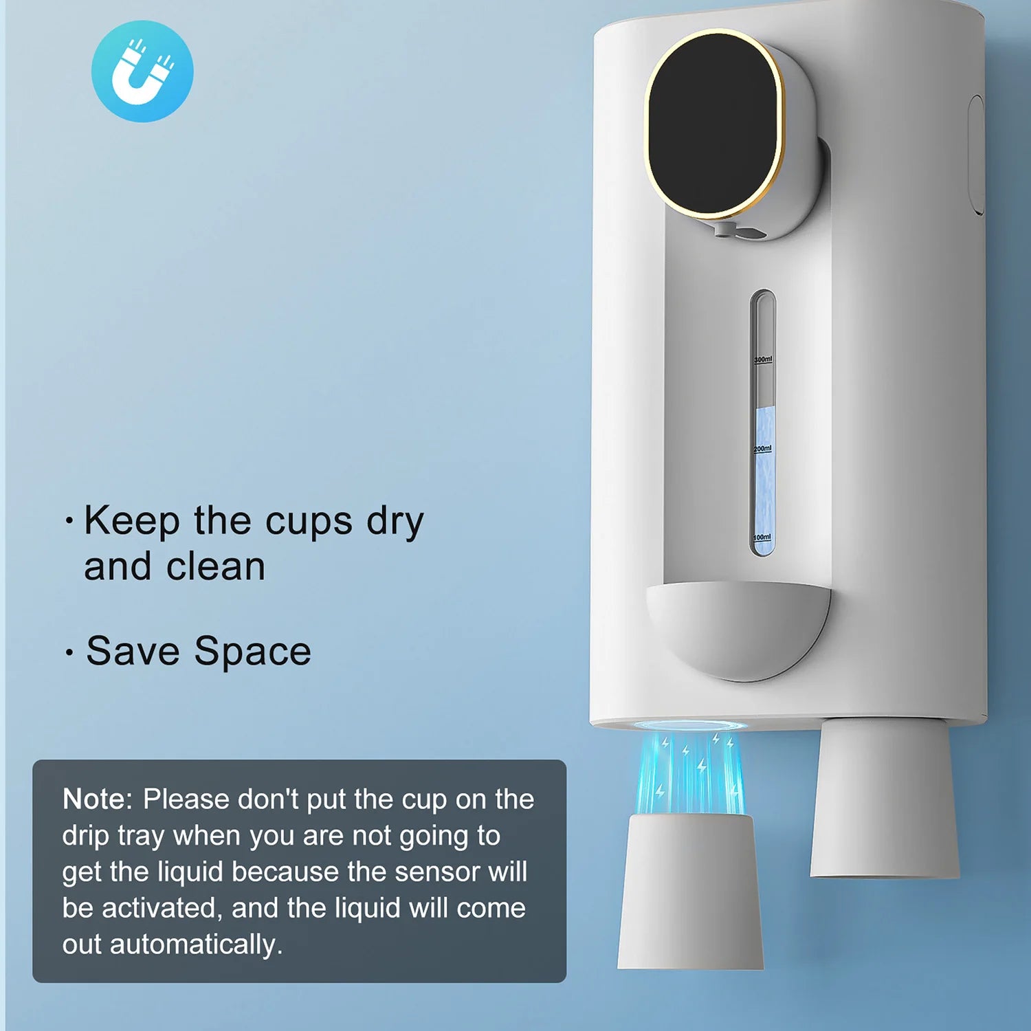 Automatic Mouthwash Dispenser