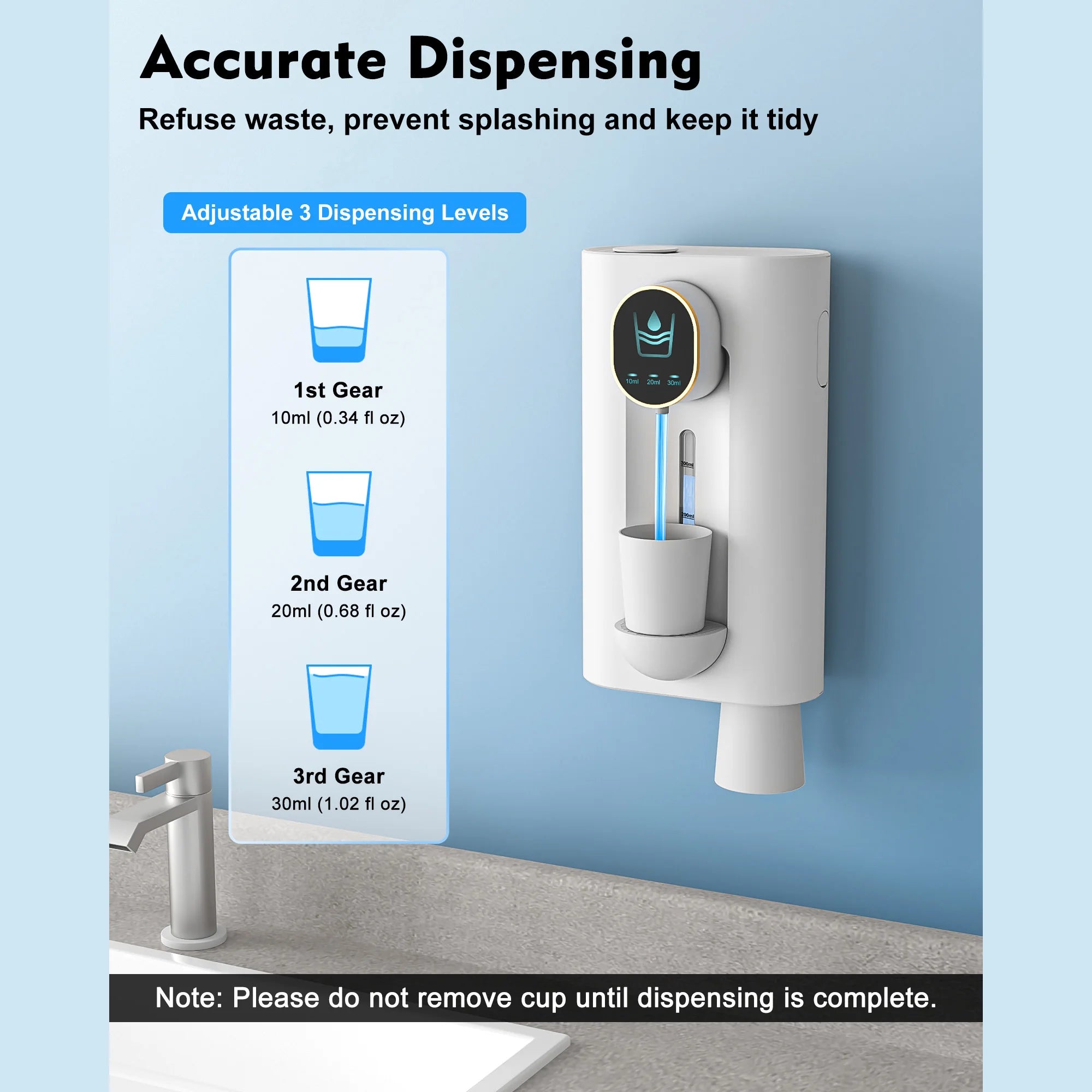 Automatic Mouthwash Dispenser