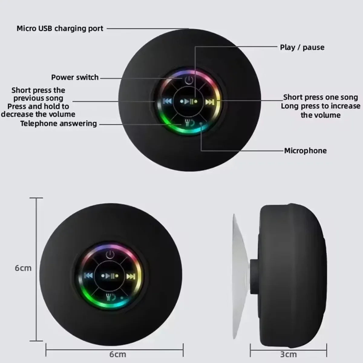 Waterproof Bluetooth Wall Speaker